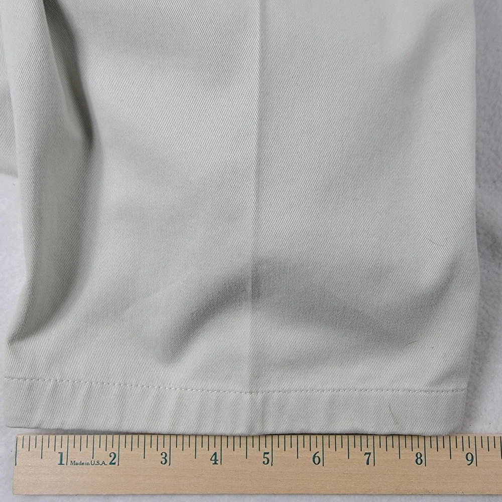 L Ralph Lauren Chino Cotton Pant Men Khaki Wrinkle Resistant Preppy 32x32 NWT